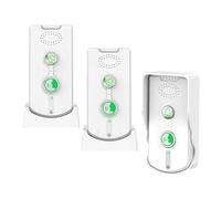 Walmeck Wireless Doorbell Intercom Long Distance Smart Intercom Doorbells Home Office Real-Time Communication Electronic Doorbell Outdoor Installation (White)