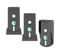 Walmeck Wireless Doorbell Intercom Long Distance Smart Intercom Doorbells Home Office Real-Time Communication Electronic Doorbell Outdoor Installation (Black)