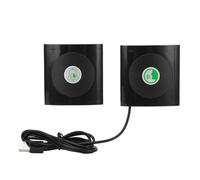 Walmeck Wireless Voice Intercom Doorbell, 108 DB Long Battery Life Flashing Light, 100m, 6mths Lifespan, 5 Calls Per Day, Premium Look, Easy Installation, ABS Material, with