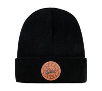 WALNOVA Dad Beanie Hat for Men, Christmas Birthday Gifts for Daddy Papa, Leather Patch Breathable Soft Comfortable Best Dad Ever Winter Hat