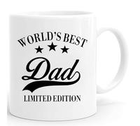 WALNOVA Dad Coffee Mug, Birthday Gifts for Daddy Husband from Daughter Son Wife, World's Best Dad Tea Cup 11 oz