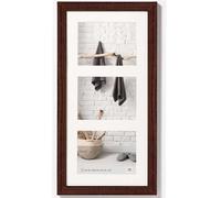Walther Home Wooden Picture Frame - 23x11 inch - (Insert for 3x 8x6 inch) Walnut
