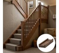 Walnut Baserail Modern 3.6M 41mm Groove For Spindles Uk Manufactured Traditional Products Ltd