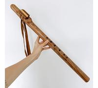 Walnut Bass Flute Low C# 432 Hz - Native American Style Handmade from Solid Walnut