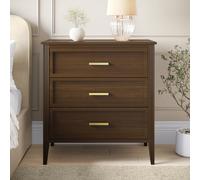 Walnut Chest of 3 Drawers - Delilah