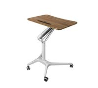 Walnut Church Podium for ConferencesPortable Teacher Podium Public Speaking Stand Wood Presentat Lectern Adjustable Height Ideal for Events and Worship