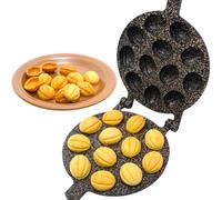 Walnut Cookie Maker 12 halves non-stick coating granite stone Cookies Pastry