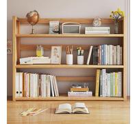 Walnut Desktop nizer - 3-Tier Bookshelf & Stylish Storage Rack with Drawer for Home Office & College Dorm - Perfect Desktop Bookshelf for Clutter-Free Workspaces