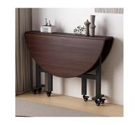 Walnut Folding Dining Table for SmalsVersatile Home Use 100cm Dining Table for Kitchen & Dining Room SpaceSaving Design Modern Style