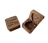 Walnut Guitar Pick Storage Box, We Couldn't Pick a Better Dad, Guitar Pick Gift Box for Dad, Fathers Day Christmas Gifts for Dad, 1 Pack
