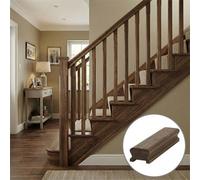 Walnut Handrail Lhr 3.6M - 41mm Groove For Spindles Uk Manufactured Traditional Products Ltd