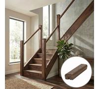 Walnut Handrail Modern 1.2M - 8mm Groove For Glass Panels Uk Manufactured Traditional Products Ltd