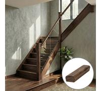 Walnut Handrail Modern 1.2M - No Groove Uk Manufactured Traditional Products Ltd