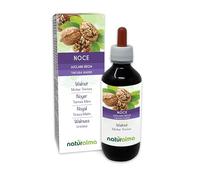 Walnut (Juglans regia) Hulls of The Fruit or Pericarp (Walnut Husk) and Leaves Alcohol-Free Mother Tincture Naturalma - Liquid Extract Drops 200 ml - Food Supplement - Vegan