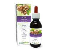 Walnut (Juglans regia) Hulls of The Fruit or Pericarp (Walnut Husk) and Leaves Alcohol-Free Mother Tincture Naturalma - Liquid Extract Drops 120 ml - Food Supplement - Vegan