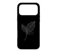 Walnut Leaf Line Art Botanist Case for iPhone 17 Pro Max