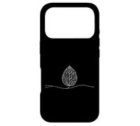 Walnut Leaf Line Art Nature Lover Case for iPhone 17 Pro