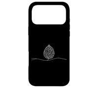 Walnut Leaf Line Art Nature Lover Case for iPhone 17 Pro Max