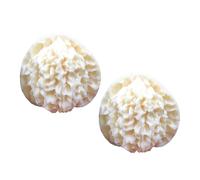 Walnut Massage Balls, 2 Pieces Hand Massage Tools for Stress Relief and Meditation with Fruit Powder Synthetic Resin, Hand Exercise Balls for Men, Dad, and Grandpa Providing Travel, Office, Home