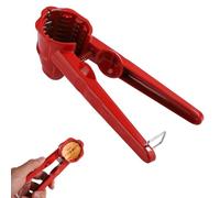 Walnut Peeler, Multifunctional Pecan Splitter Cutter Portable Nut Cracker Tool Walnut Plier Sheller Nut Opener Nutcracker for All Kinds of Nuts(Red)