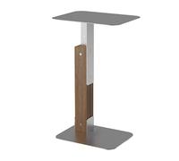 Walnut Podium Stand - Modern Floor Lectern for Office, Wedding Speeches & Presentations - Adjustable Standing Reading Desk & Reception Furniture