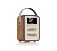 Walnut 'Retro Mini' DAB/DAB+ Digital & FM Radio with Bluetooth VQ Brown One Size