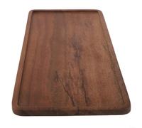 Walnut Serving Tray Designed for Tea Time Snacking and Dry Fruit Organization in Contemporary Interiors (A)