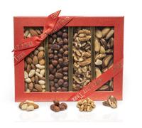 Walnut Tree - Assorted Natural Nuts Gift Box - Handpacked in the UK - Rich in Vitamins & Minerals - Suitable for Vegan, Vegetarian, Halal, Kosher and Gluten Free Diets - Luxury Gift Selection 300g