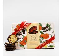 Walnut Tree Continental Florentines Dark Chocolate and Orange 2 x 100g - 24 Luxury Florentines, Hand-Tied Ribbon, Gourmet Chocolate Gift, Keep One Gift One, Handpacked in the UK
