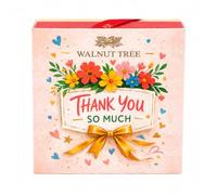 Walnut Tree Creamy Fudge, Thank You Gift Box, Luxury Food Gift, 160g | Handpacked in the UK, with 9 assorted piece. Includes chocolate, coffee, mint, sea salt and fruit-inspired varieties.