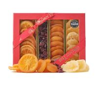 Walnut Tree - Dried Fruit Luxury Gift Box with Apricots, Cranberries, Pineapple and Kiwi - Handpacked in the UK - Vegan, Vegetarian, Halal, Kosher, Gluten Free Diets - Birthday, Anniversary 380g