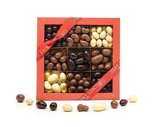 Walnut Tree - Gourmet Assorted Nuts Gift Box, Covered in Caramel, Milk, White & Dark Chocolate - Handpacked in the UK - Great Taste Award Winner - Luxury Gift Selection, Birthday, Anniversary, 750g