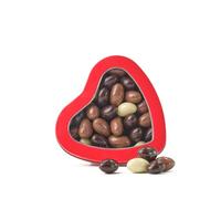 Walnut Tree Heart-Shaped Tin - Gourmet Brazil Nuts Gift, Chocolate Covered - Hand Packed-Great Taste Award Winner - Luxury Gift Selection, Birthday, Anniversary, 300g