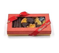 Walnut Tree - Luxury Gift Selection - Stem Ginger, Lemon Peel and Orange Slices in Belgian Dark Chocolate - Handpacked in the UK - Vegan - Vegetarian - Gluten Free Diets - Birthday Anniversary - 220g