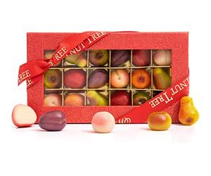 Walnut Tree - Marzipan Fruits Gift Box - Made from Real Almonds - Handpacked in the UK - Great Taste Award Winner - Suitable for Gluten-Free Diets - Luxury Gift Selection, Birthday, Anniversary, 190g