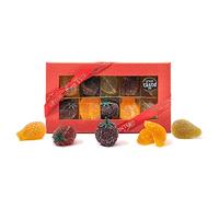 Walnut Tree - Pâtes de Fruits Gift Box - Hand-Packed Belgium Fruit Jellies - Great Taste Award Winner - Suitable for Vegan, Vegetarian and Gluten Free Diets - Luxury Father’s Day Gift - 200g Pack