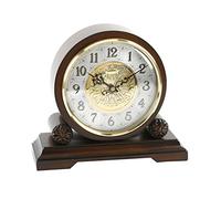 Walnut Westminster Mantel Clock - Barrel shape Arabic Dial