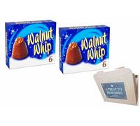 Walnut Whip Milk Chocolate Gift Box - Rich Milk Chocolate with Creamy Fondant & Walnut 180g (Pack of 2)