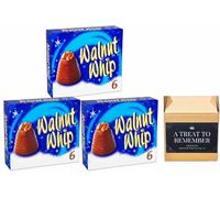 Walnut Whip Milk Chocolate Gift Box - Rich Milk Chocolate with Creamy Fondant & Walnut 180g (Pack of 3)