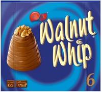 Walnut whip milk chocolate with vanilla flavoured fondant filling | Walnut Whip Milk Chocolate Multipack 12 x 30g