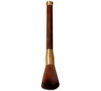 Walnut Wood Coffee Cleaning Brush With Soft Bristles For Grinder And Espresso Machine, Black And Rosewood Handle, 16cm Length(Ebony)