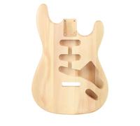 Walnut Wood Electric Guitar Body, Unfinished Handcrafted Guitar Body Replacement for ST