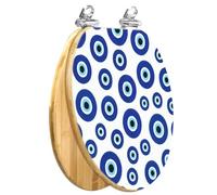 Walnut Wood Elongated Toilet Seat - Slow Close Lid with Quick-Release Hinges & Easy Install (18.5x14)