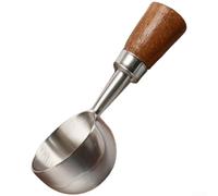 Walnut Wood Handle Coffee Scoop 30ml Stainless Steel(A)
