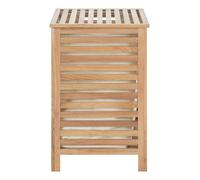Walnut Wood Laundry Hamper Interiors by Premier Brown One Size