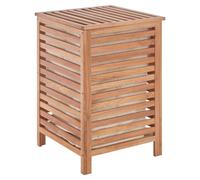 WALNUT WOOD LAUNDRY HAMPER NATURAL OILED FINISH