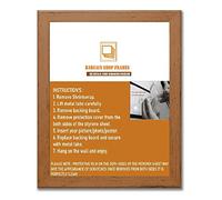 WALNUT WOODEN EFFECT PICTURE PHOTO POSTER FRAMES (32" x 24" (812.8mm x 609.6mm))