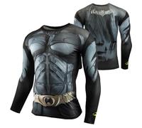 WalnutKing Men's Superhero Compression Shirt Fitness Running Clothing Gym Cycling Tight Long Sleeve T-Shirts (UK, Alpha, S, Regular, Regular, DC04)