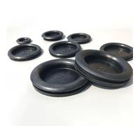 WALNUTS Blanking Hole Rubber Grommets, Opening 14mm - 150mm, Closed Blind Grommet Plugs Bung Gasket Seal for Protects Wire Cable Black (Color : 60mm, Size : 10pcs)