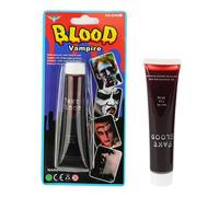 Walopola 28.3 g x 3 Artificial Blood Set, Fake Blood Tube, Halloween Artificial Blood Colour Make-up, Realistic Fake Blood, for Halloween Make-Up, Fake Blood, Zombie, Vampire and Makeup